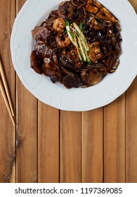 Korean Food Seafood Jajangmyeon