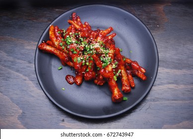 Korean Food - Spicy Chicken Feet