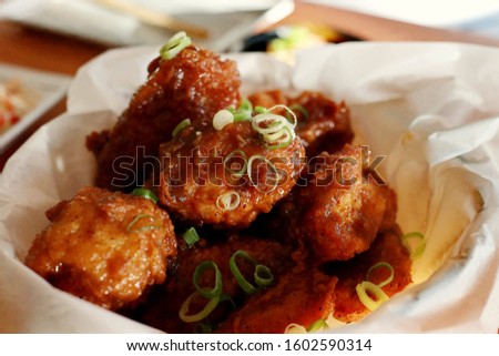 Korean Fried Chicken with 