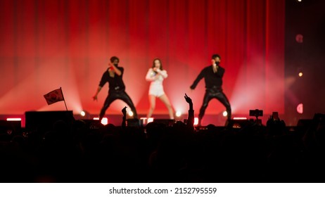 Korean Kpop Concert At Stage