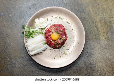 Korean Name Yukhoe, Korean-style Raw Beef