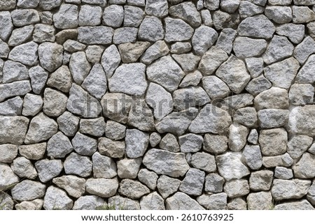 Korean Stonewall Pattern Gray Background
