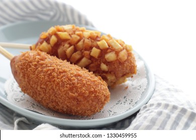 Korean Corn Dog Images Stock Photos Vectors Shutterstock