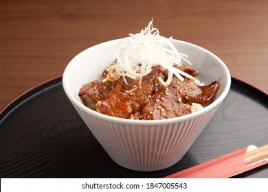 Korean style short rib　rice bowl