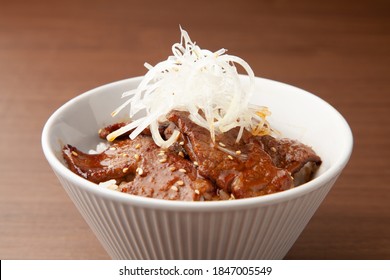Korean style short rib　rice bowl