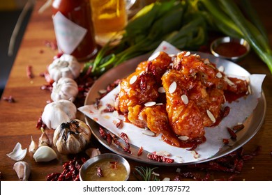 Korean Sweet Chili Sauce Fried Chicken 