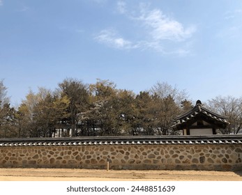 Korean traditional architectural style photos