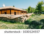 Korean traditional house in Bucheon Sangdong Lake Park, Korea