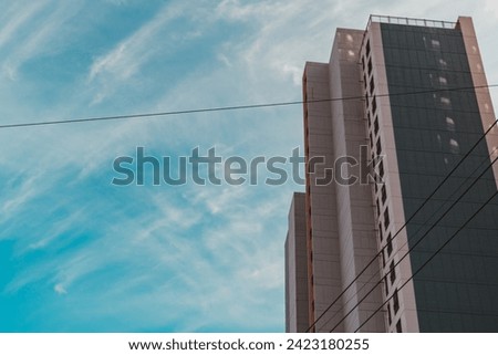 Korean uilding on a blue sky
