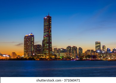 Korea,Seoul At Night, South Korea City Skyline