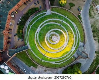 Kosciuszko Mound Cracow Drone View