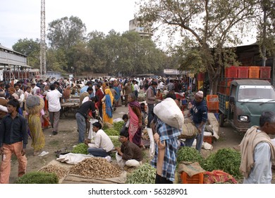 KOTA, INDIA - FEB. 22: Fruit and Vegetable Market on February 22, 2010 in Kota, India.