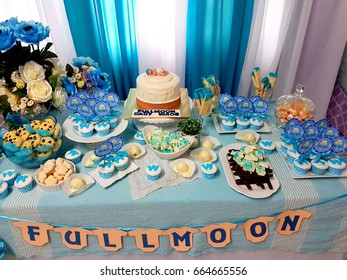 Baby Full Moon Party Stock Photos Images Photography Shutterstock