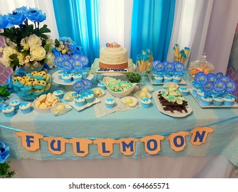 Baby Full Moon Party Stock Photos Images Photography Shutterstock