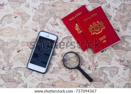 Kota Kinabalu Sabah Malaysia Oct 182017 Magnifying Stock Photo Edit