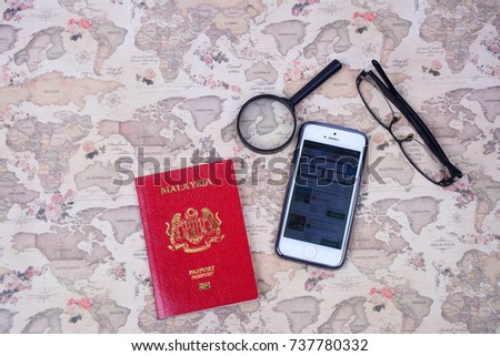 Kota Kinabalu Sabah Malaysia Oct 182017 Magnifying Stock Photo Edit