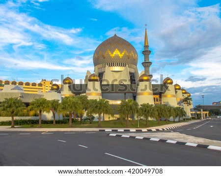Kota Kinabalu Sabah Malaysia October 25 2015 Masjid Negeri Sabah