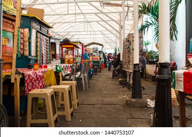 Kota Tua, Jakarta, Indonesia 2016: Food Street Stall In Kota Tua Jakarta