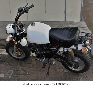 Kotamobagu, Indonesia-24 October 2022- Two-wheeled Vehicles That Have Been Modified For Road Show Activities