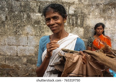 Kovalam, Kerala India
Cica 2013
Untouchable Woman Begging In The Streets Of Kovalam