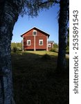 Kovero Heritage Farm in Seitseminen National park in Ikaalinen, Finland on a bright day