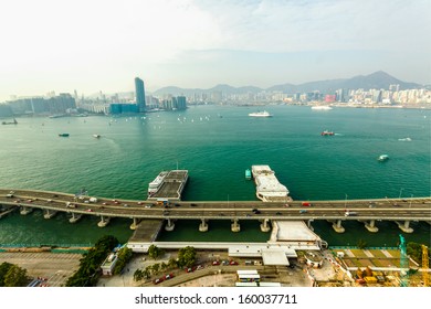 Kowloon Bay Views To The North Point Of Hong Kong.