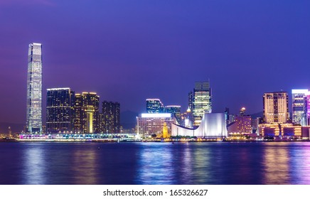 Kowloon Skyline In Hong Kong 