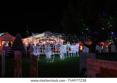 koziars christmas village light show in bernville pa usa on november 12 - Bernville Christmas Village koziars christmas village light show in bernville pa usa on november 12 - Bernville Christmas Village