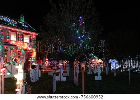 koziars christmas village light show in bernville pa usa on november 12 - Bernville Christmas Village koziars christmas village light show in bernville pa usa on november 12 - Bernville Christmas Village