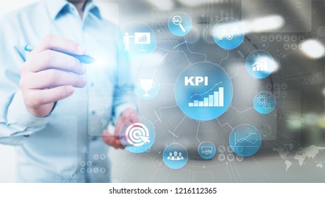 Kpi Key Performance Indicator Business Industrial Stock Photo ...