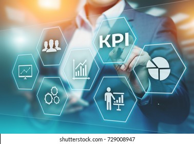 KPI Key Performance Indicator Business Internet Technology Concept.