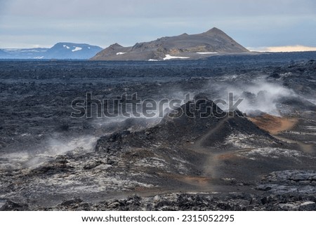 Krafla landscape near Myvatn (Iceland landscapes)