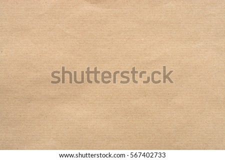Kraft Paper Texture with horizontal stripes for background.