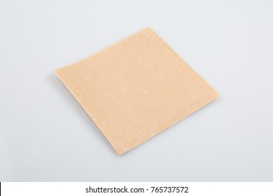 kraft paper wrapper to slip french fries or donuts