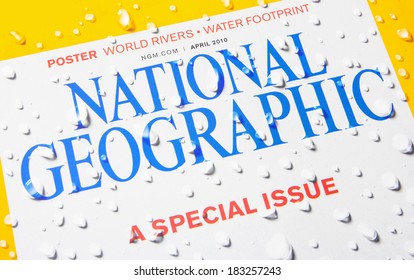 KRAGUJEVAC, SERBIA - MARCH  21, 2014: Close Up Of Cover Of National Geographic Special Issue For April 2010.  National Geographic Magazine Is Official Magazine Of The National Geographic Society.