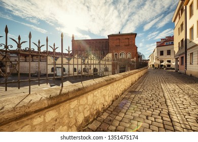 Krakow. The Market Of The Old Jewish District Of Kazimierz