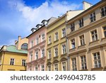 Krakow Old Town in Poland. Grodzka street colorful architecture.