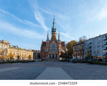 Krakow Old Town St. Mary's Basilica Main Market Square St Florians gate and Barbakan Royal Castle St. Joseph's Church