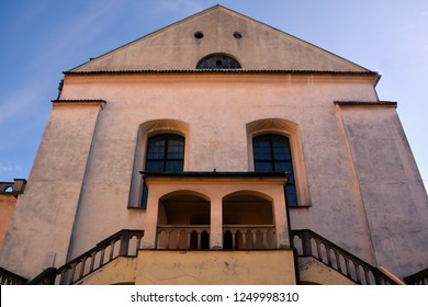 KRAKOW POLAND 09 13 17: Isaac’s Shul The Biggest And Most Lavishly Furnished Synagogue In Kazimierz. During The Second World War, The Synagogue Was Closed Down.