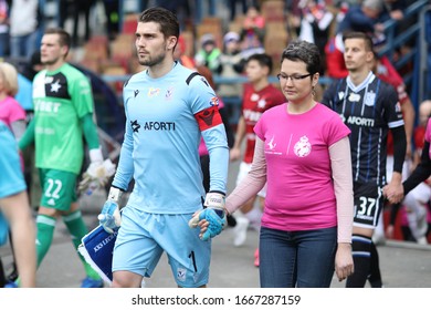 KRAKOW, POLAND - MARCH 08, 2020: Polish Premier Football League Wisla Krakow - Lech Poznan O/p Mickey Van Der Hart