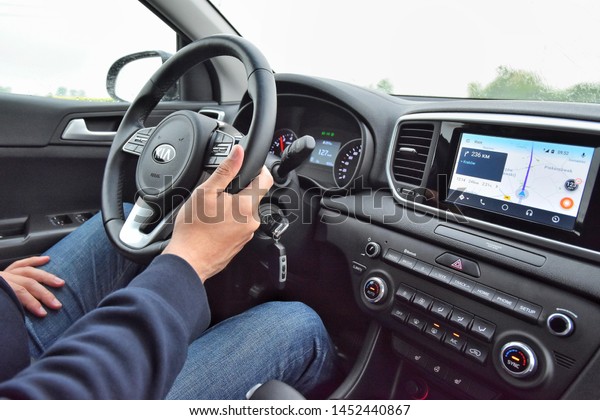 Krakow Poland May 2019 Man Driving Stock Photo Edit Now