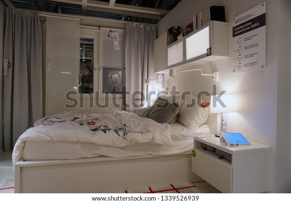 Krakowkrakowpoland 14 March 2019 Sample Interior Stock Photo