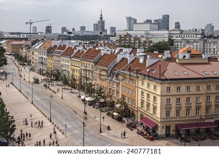 Similar – Warsaw II | old and new town