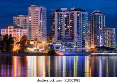 Krasnodar City At Night.