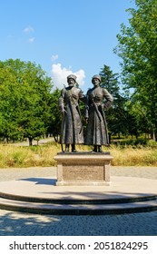 Krasnodar, Russia - August 29, 2020: Monument To The Glorious Sons Of The Fatherland: Cossacks And Highlanders, Heroes Of The First World War