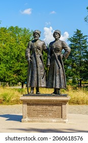 Krasnodar, Russia - August 29, 2020: Monument To The Glorious Sons Of The Fatherland: Cossacks And Highlanders, Heroes Of The First World War