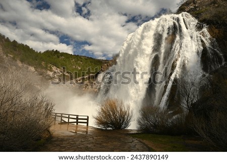 The Krcic (Slap Krčić) Waterfall is a tufa-dammed waterfall close to Knin, Croatia.