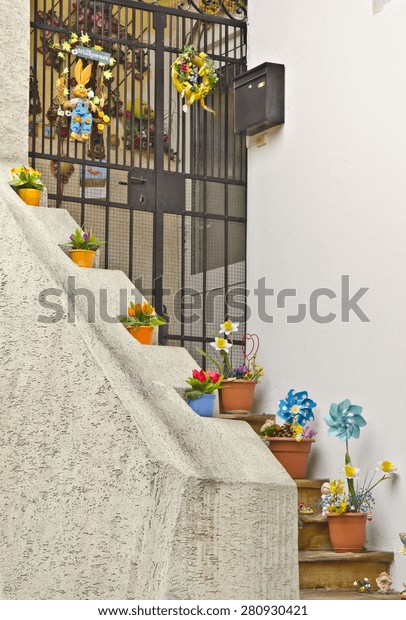 Krems Austria March 21 Easter Decorations Holidays Stock Image