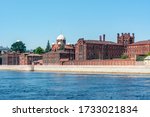 Kresty building (famous prison) in Saint Petersburg, Russia