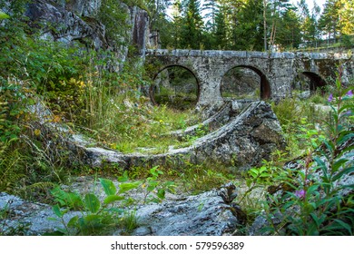 Kringsjaa Kraftverk, Old Hydroelectric Power Ruins In Vennesla Norway